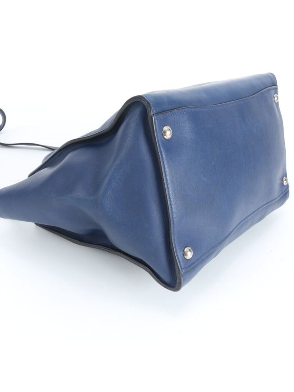 Prada Twin Pocket Triangle Logo Leather 2-Way Shoulder Bag Crossbody - Picture 4 of 10